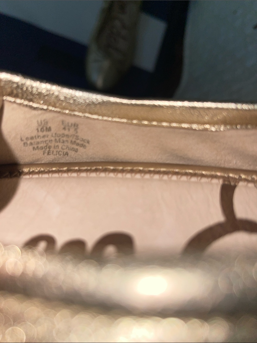 Sam Edelman Gold Felicia Ballet Flats size US 10 EUR 41.5 - Picture 4 of 4
